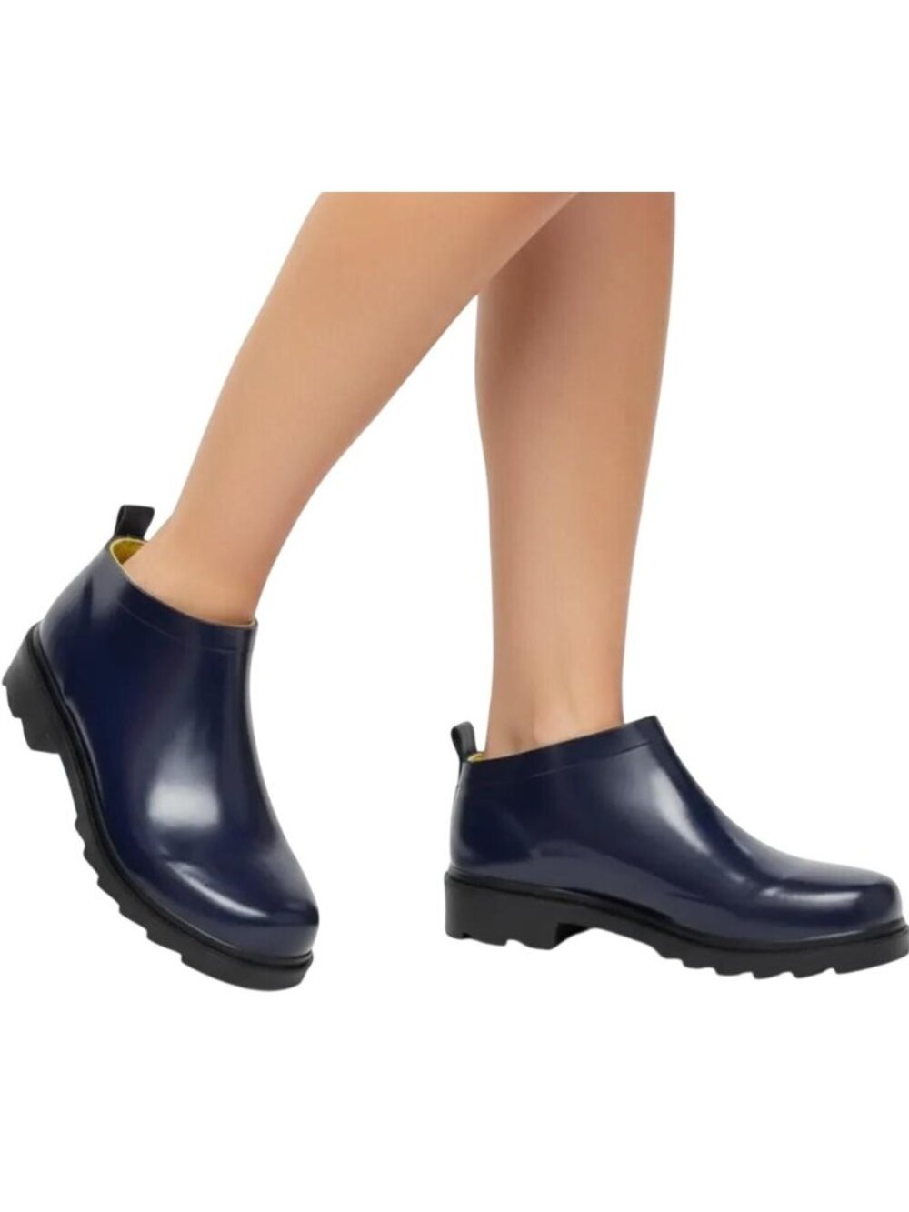 Capelli New York Women's Slip-On Solid Blue Ankle Work Clog Boots Size US 6